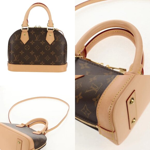 LOUIS VUITTON Monogram Alma BB Hand Bag 2way M53152 LV Auth 121327M - Picture 15 of 15